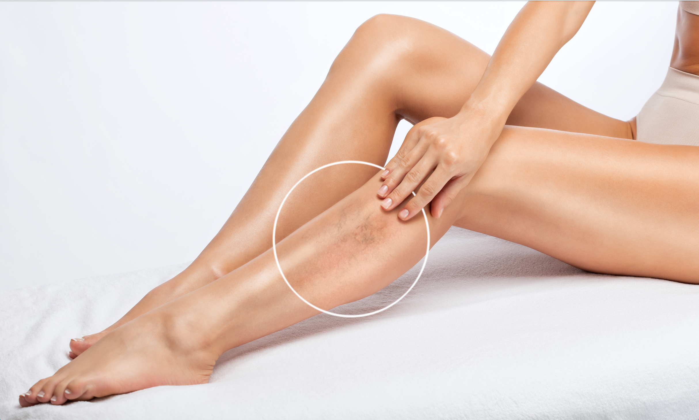 Crema para el contorno de venas con diosmina micronizada